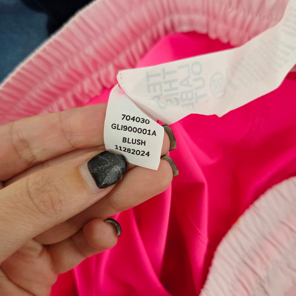 G/Fore Micro-pleat Ops High Waisted Skort blush pink tennis skirt size large - Picture 9 of 9